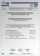 Genova Serrande | Marcatura CE | Certificato 2