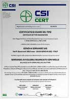Genova Serrande | Marcatura CE | Certificato 3