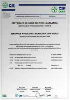 Genova Serrande | Marcatura CE | Certificato 4